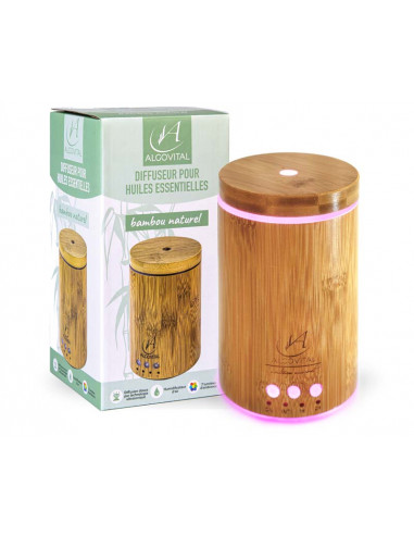 diffuseur huiles essentielles design bambou