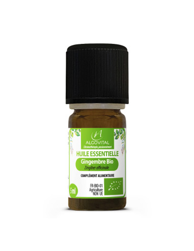 Huile Essentielle de Gingembre Bio